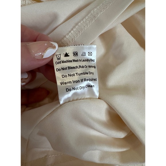 Fairycore Princess Polly Lifas Lace mini skirt cream size 12 - Picture 7 of 8